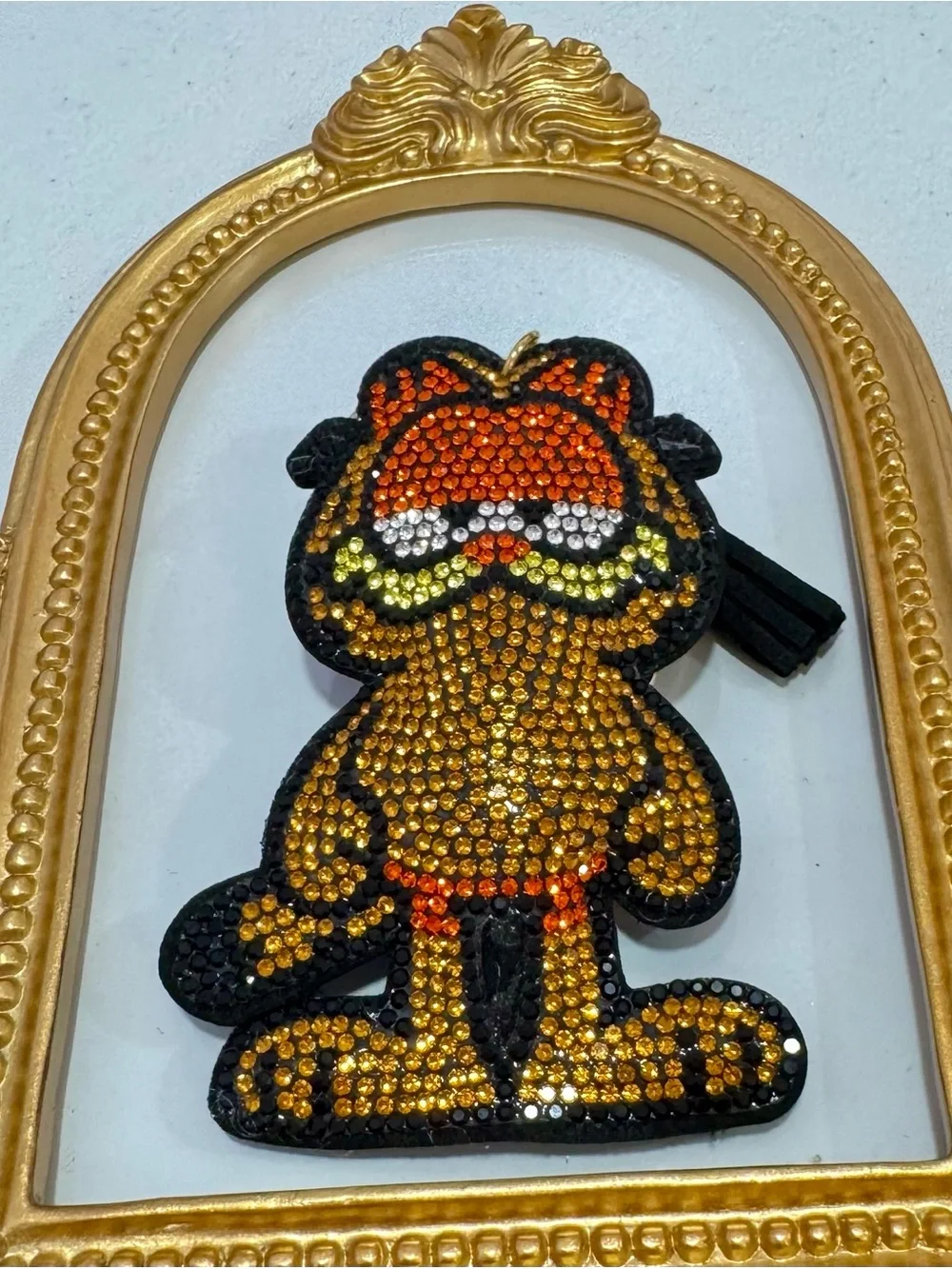 New Sparkling Garfield Keychain